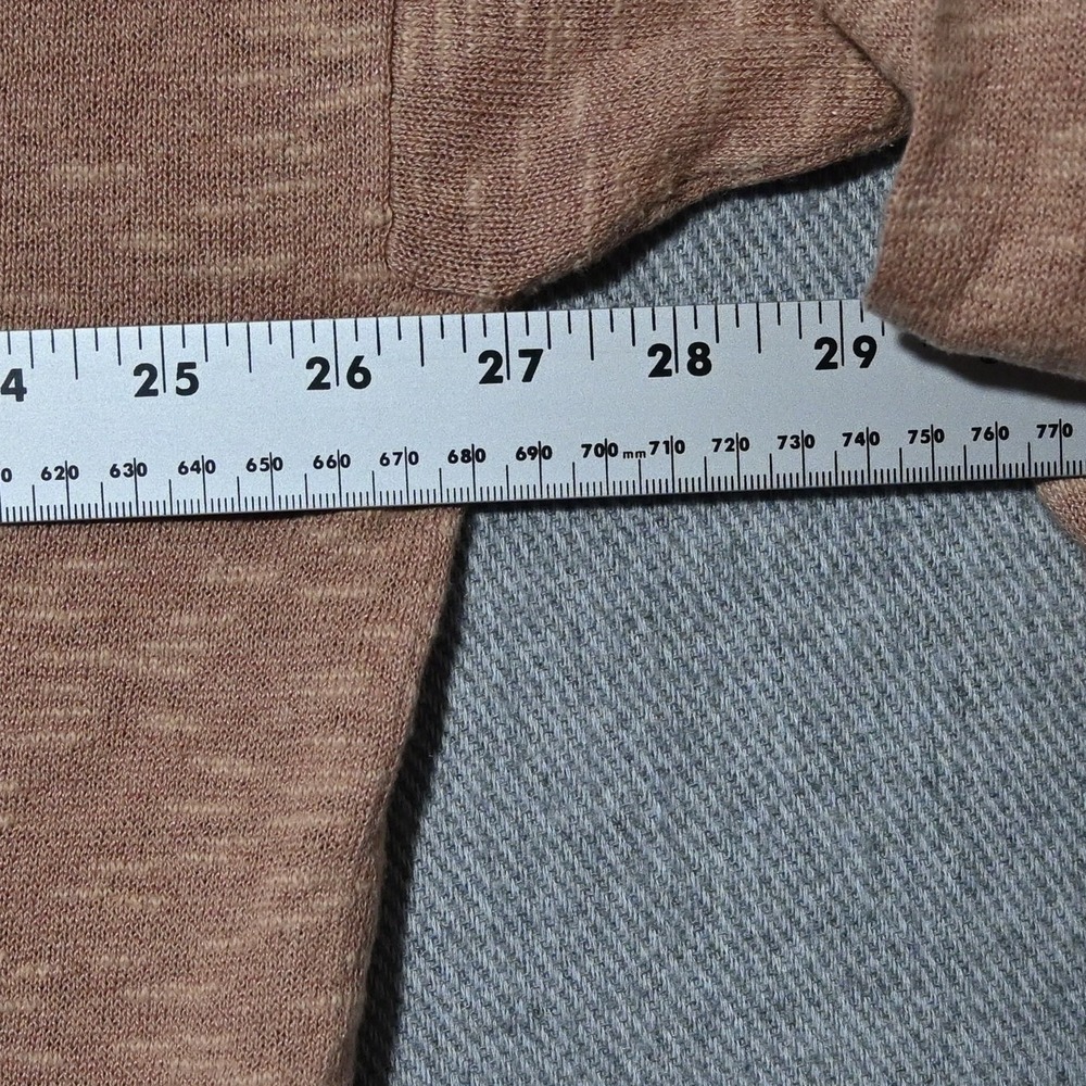 Eileen Fisher Top Womens Relaxed Organic Linen Cotton Pocket 1X Terracotta - Picture 6 of 8